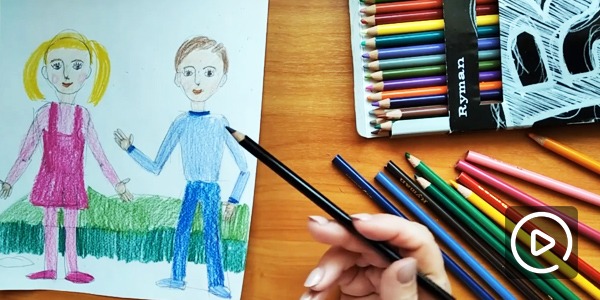 Рисуем мальчика и девочку