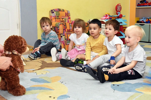 Младшая группа частного детского сада Лучик на Остоженке